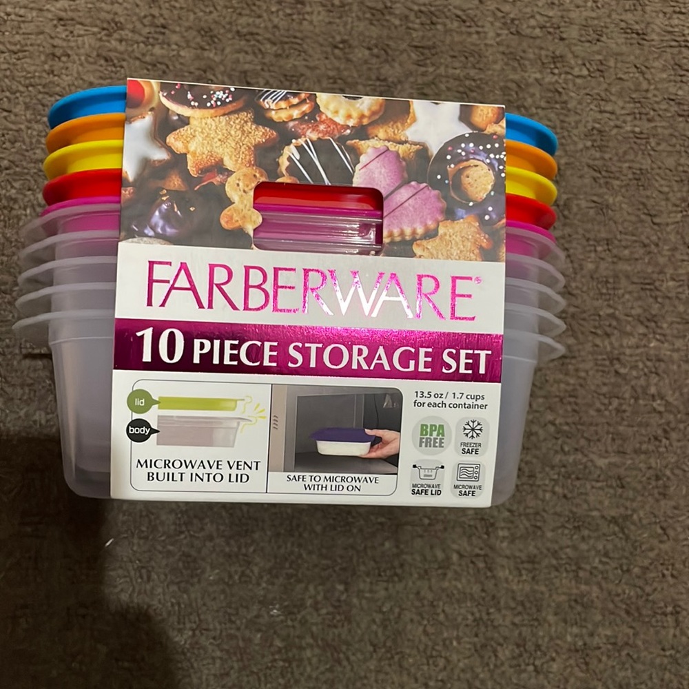 10 piece food storage set